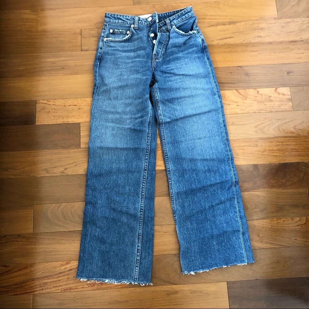 Reformation wide leg jeans